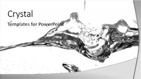  Presentation with water splash on black - Cool new PPT theme with protected hearing ear plugs - extreme backdrop and a cream colored foreground.