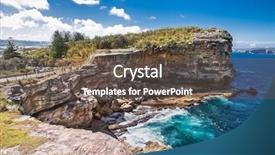  Presentation with gap - Amazing slide deck having watsons bay in sydney backdrop and a tawny brown colored foreground