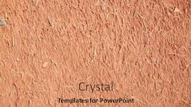  Presentation with wall - Beautiful presentation theme featuring wattle-and-daub-wall-background backdrop and a coral colored foreground