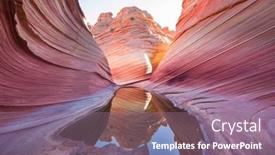  Presentation with arizona - Slide set consisting of wave-arizona-vermillion-cliffs-paria background and a  colored foreground