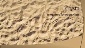  Presentation with abstract wave - Presentation consisting of wave border - sand top view good abstract background and a coral colored foreground