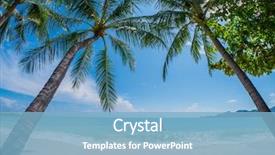  Presentation with stand - Amazing slide deck having wave breaker - young man stand up paddle backdrop and a light blue colored foreground