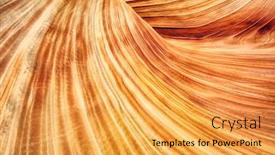 Presentation with awesome - Slide set enhanced with wave-is-an-awesome-vivid background and a yellow colored foreground