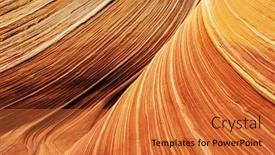  Presentation with awesome - PPT theme consisting of wave-is-an-awesome-vivid background and a red colored foreground