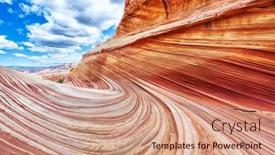  Presentation with awesome - Presentation design enhanced with wave-is-an-awesome-vivid background and a coral colored foreground