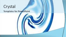  Presentation with clean water - Slides consisting of wavelets-of-clean-water-blue background and a light blue colored foreground