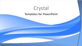  Presentation with waves - Slide set having  background and a  colored foreground