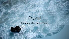  Presentation with waves - Slides enhanced with waves in the sea background and a light blue colored foreground