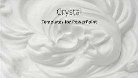  Presentation with dairy - Audience pleasing PPT theme consisting of waves-of-white-eggs-cream backdrop and a light gray colored foreground