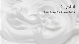  Presentation with dairy - Cool new slide deck with waves-of-white-eggs-cream backdrop and a light gray colored foreground