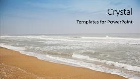  Presentation with tamil - PPT layouts enhanced with waves on the beach chennai background and a light blue colored foreground
