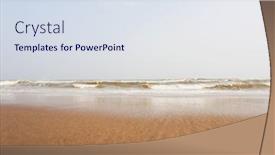  Presentation with india - Amazing slide set having waves-on-the-beach-puri backdrop and a sky blue colored foreground
