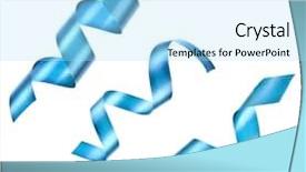  Presentation with tape - Beautiful PPT theme featuring waves string - colorful streamers ribbons tape collection backdrop and a arctic colored foreground