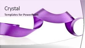  Presentation with tape - Cool new PPT layouts with waves string - holiday ribbon bow tape backdrop and a lavender colored foreground