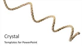  Presentation with hanging rope pictures white - Beautiful presentation featuring waves string - jute rope isolated on white backdrop and a white colored foreground