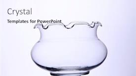  Presentation with design - Cool new PPT layouts with wavy design of the fishbowl on the white background backdrop and a sky blue colored foreground