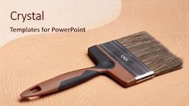  Presentation with construction design - Presentation design having wavy line backgrounds - paint brush on textural double background and a lemonade colored foreground