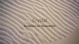  Presentation with sand dunes - Beautiful slides featuring wavy-lines-pattern-on-sand backdrop and a coral colored foreground