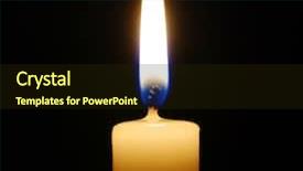  Presentation with candle - Slides consisting of wax candles - burning candle background and a wine colored foreground