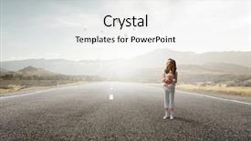  Presentation with lonely - Audience pleasing PPT layouts consisting of way - feeling lost and lonely mixed backdrop and a white colored foreground