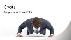  Presentation with way forward - Slide deck consisting of way forward points - businessman at the starting point background and a white colored foreground