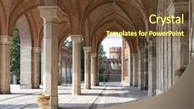  Presentation with way - PPT layouts with way in ancient palace marianne background and a  colored foreground