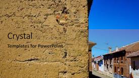  Presentation with way - Audience pleasing slide deck consisting of way of saint james adobe backdrop and a  colored foreground