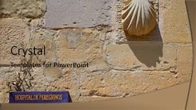  Presentation with way - Audience pleasing slide set consisting of way of saint james call backdrop and a  colored foreground