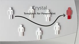  Presentation with way - Presentation design having way-one-wooden-person background and a light gray colored foreground