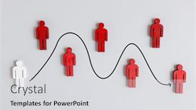  Presentation with one person black shadow - Slides featuring way-one-wooden-person background and a light gray colored foreground