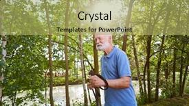  Presentation with endurance - Amazing presentation design having way pole - active senior in nature makes backdrop and a yellow colored foreground