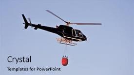  Presentation with fire fighting - Amazing theme having way to combat the forest backdrop and a light blue colored foreground