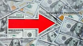  Presentation with way - Beautiful presentation theme featuring way-to-wealth-concept-red backdrop and a light gray colored foreground