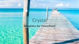  Presentation with contemplating - Beautiful slides featuring way to yourself contemplating the sea backdrop and a arctic colored foreground