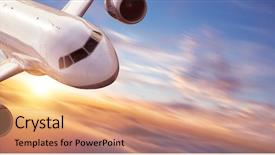  Presentation with commercial - Audience pleasing slides consisting of transportation and danger of accident backdrop and a coral colored foreground