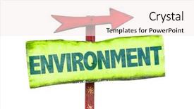  Presentation with energy conservation - PPT theme having ways energy conservation - environment sign isolated on white background and a  colored foreground