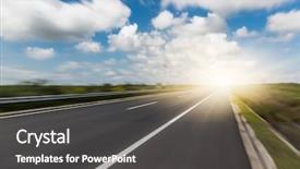  Presentation with energy conservation - PPT theme featuring ways energy conservation - wind turbines on landscape along background and a dark gray colored foreground