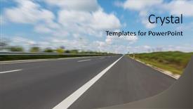  Presentation with energy conservation - Cool new presentation with ways energy conservation - wind turbines on landscape along backdrop and a light blue colored foreground