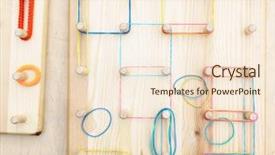  Presentation with maze - Presentation theme enhanced with ways paths picture - maze board for kids background and a cream colored foreground