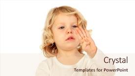  Presentation with learning - Theme featuring we have answers - cute kid learning to put background and a lemonade colored foreground