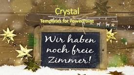  Presentation with free christmas - Theme enhanced with we have still free rooms background and a tawny brown colored foreground