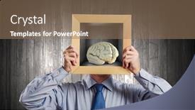  Presentation with teach - PPT theme having we-teach-you-right-business background and a coral colored foreground