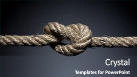  Presentation with nautical map rope - Colorful PPT layouts enhanced with weakest link - frayed rope knot backdrop and a dark gray colored foreground