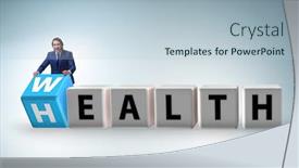  Presentation with health wealth - Cool new theme with wealth-is-health-concept backdrop and a lemonade colored foreground