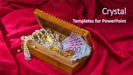  Presentation with red gold black - Presentation design having wealth luxury wealth tax background and a  colored foreground