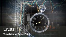  Presentation with wealth management - Audience pleasing slide set consisting of wealth management - pocket watch and business concepts backdrop and a dark gray colored foreground