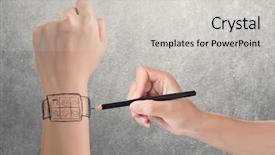  Presentation with wearable - Colorful theme enhanced with white gift box ribbon bundle cotton rope placed on pink background backdrop and a gray colored foreground