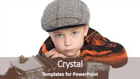  Presentation with accordion - Slide deck consisting of wearing a cap with accordion background and a tawny brown colored foreground