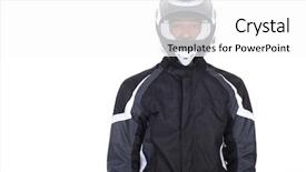  Presentation with casino black jack sound - Cool new theme with wearing black jacket and helmet backdrop and a white colored foreground