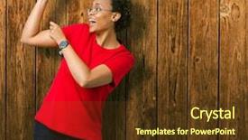  Presentation with african american couples in the mountains - Colorful presentation theme enhanced with wearing glasses over isolated background backdrop and a tawny brown colored foreground